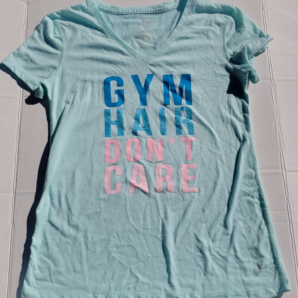 Gym Hair Don't Care Danskin Tee